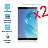 2pcs tablet tempered glass screen protector cover for huawei mediapad m5 8 4 inch hd full coverage protective film