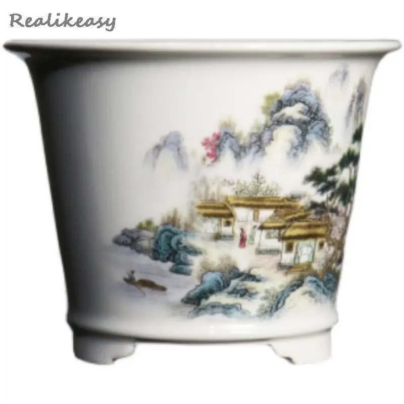 Керамические цветочные горшки