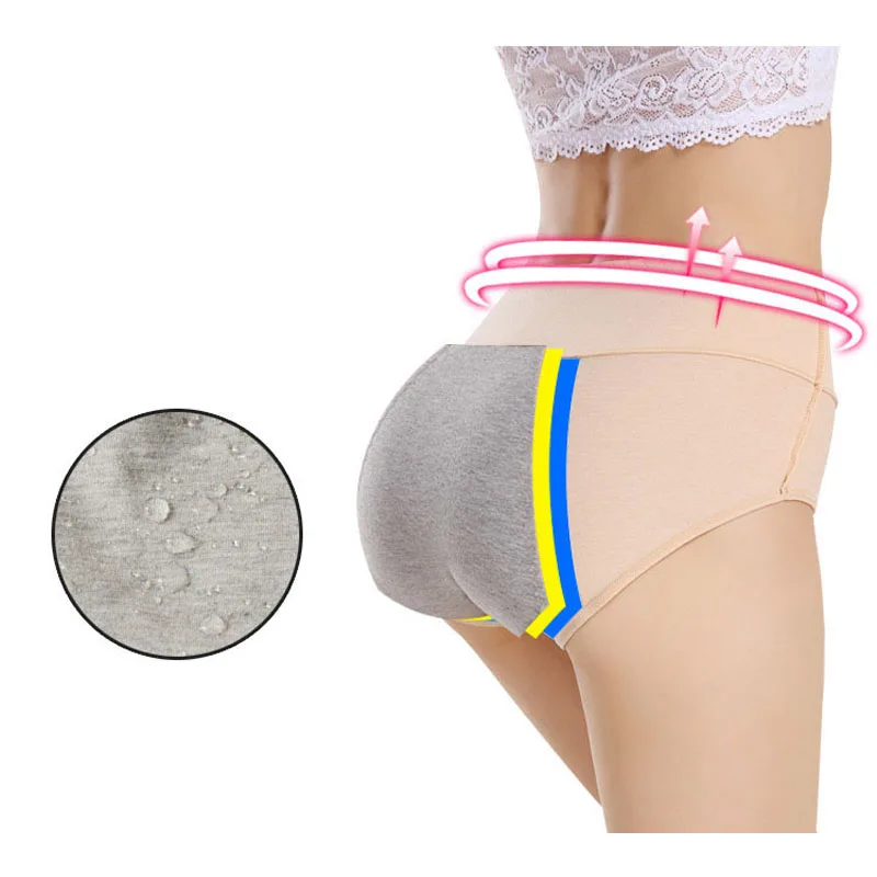 2 шт./лот женское хлопчатобумажное нижнее белье физиологические трусы комфорт