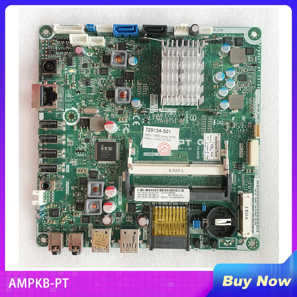 

Desktop High quality motherboard for 729134-001 729134-501 729134-601 19-2000 20-2000 AMPKB-PT System Board Fully Tested