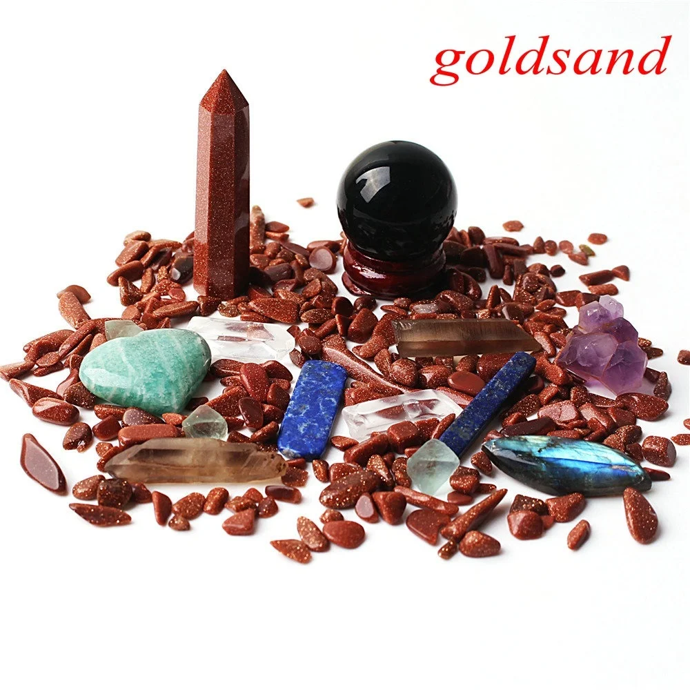 Gold sandstone 1 комплект много смешанных натуральных кристаллов обелиска шариковая палочка сердце гравий минералы образец рейки целебная домашняя декоративная статуэтка - Цвет: Gold sandstone