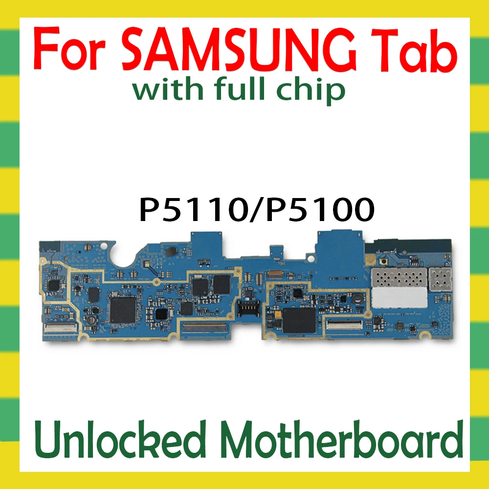 Разблокированная материнская плата для Samsung Galaxy Tab 2 10 1 P5100 P5110 wi-fi и 3G гб озу 16 пзу