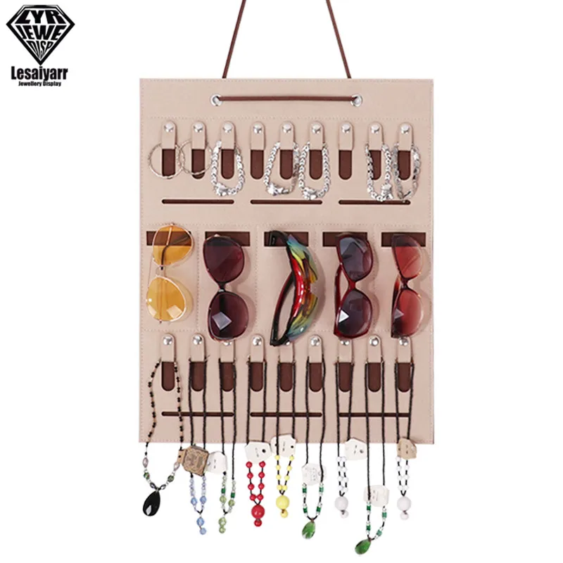 Домашний Органайзер фетровый Карманный Настенный для хранения ювелирных