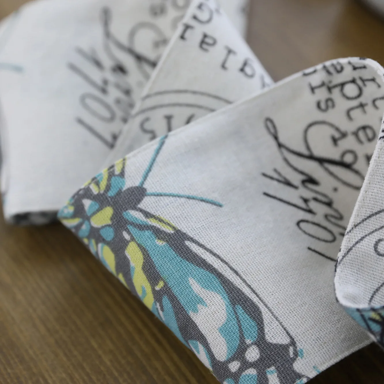 Домашний стол с шестигранной бабочкой из хлопка и льна Национальный стиль флагом