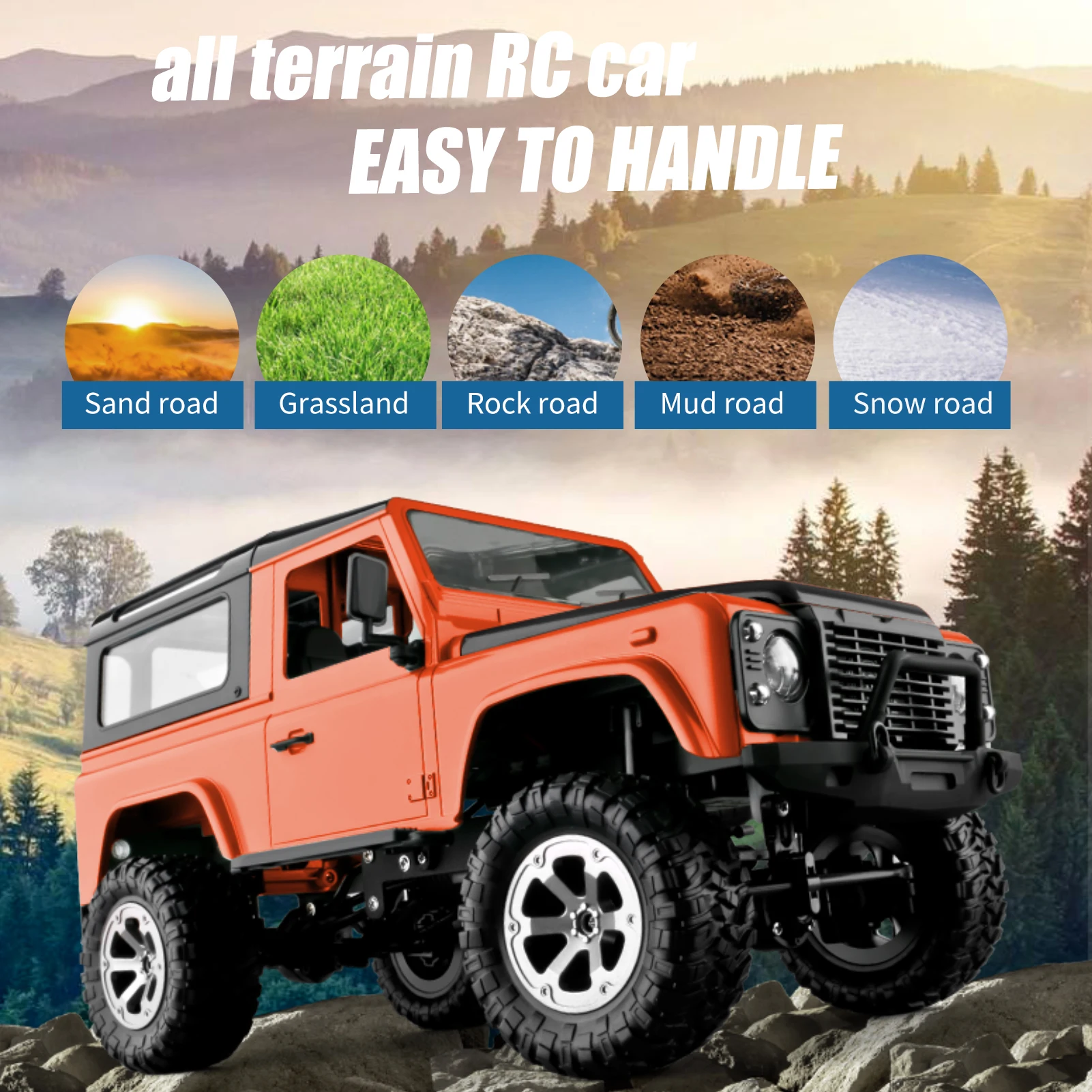 Новинка внедорожник с радиоуправлением Rock Crawler 4WD 2 4 ГГц мощная управляемость
