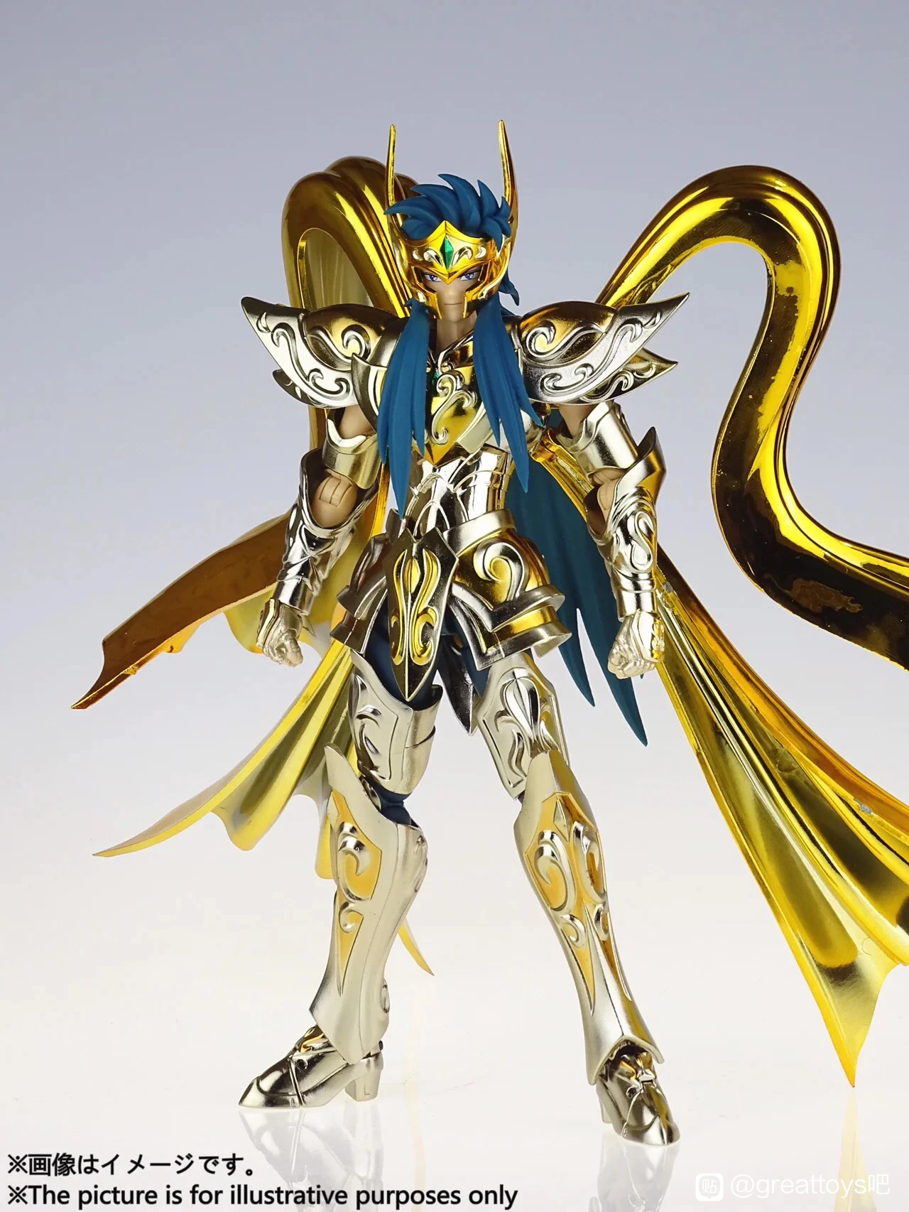Модель фанатов новая партия в наличии GreatToys EX aqueus Camus God Cloth SOG Metal Armor GT Saint Seiya