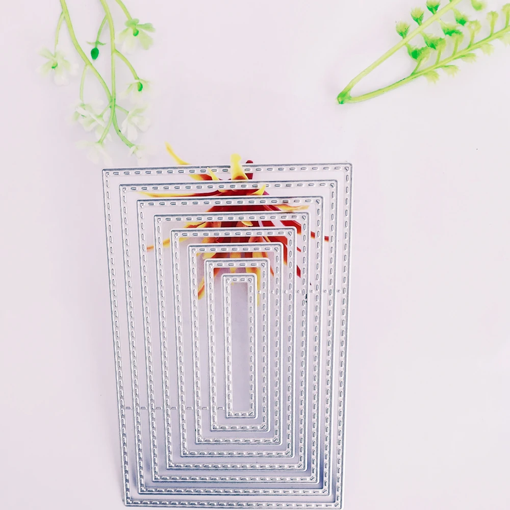 Прямоугольный фоновый уровень металлическая Форма для резки Сделай Сам