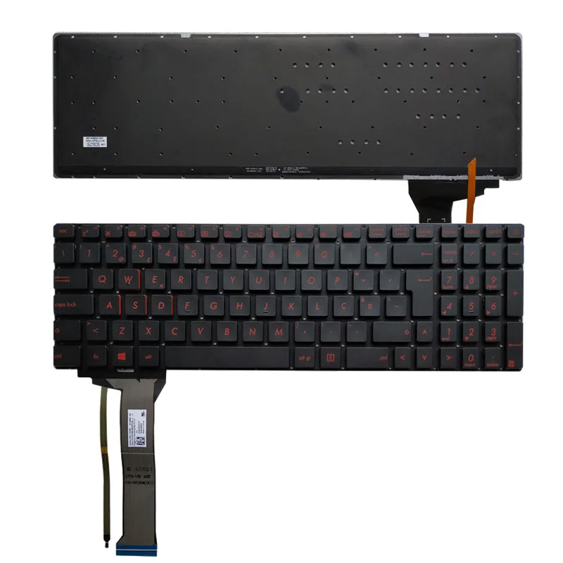 

Клавиатура с подсветкой для ноутбука ASUS GL551 GL551J GL551JK GL551JM GL551JW GL551JX бразильская/немецкая/итальянская/португальская/швейцарская/Турецкая
