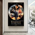 Kingsman Секретная служба, печать на холсте, плакат и Настенная картина, современная семейная фотография