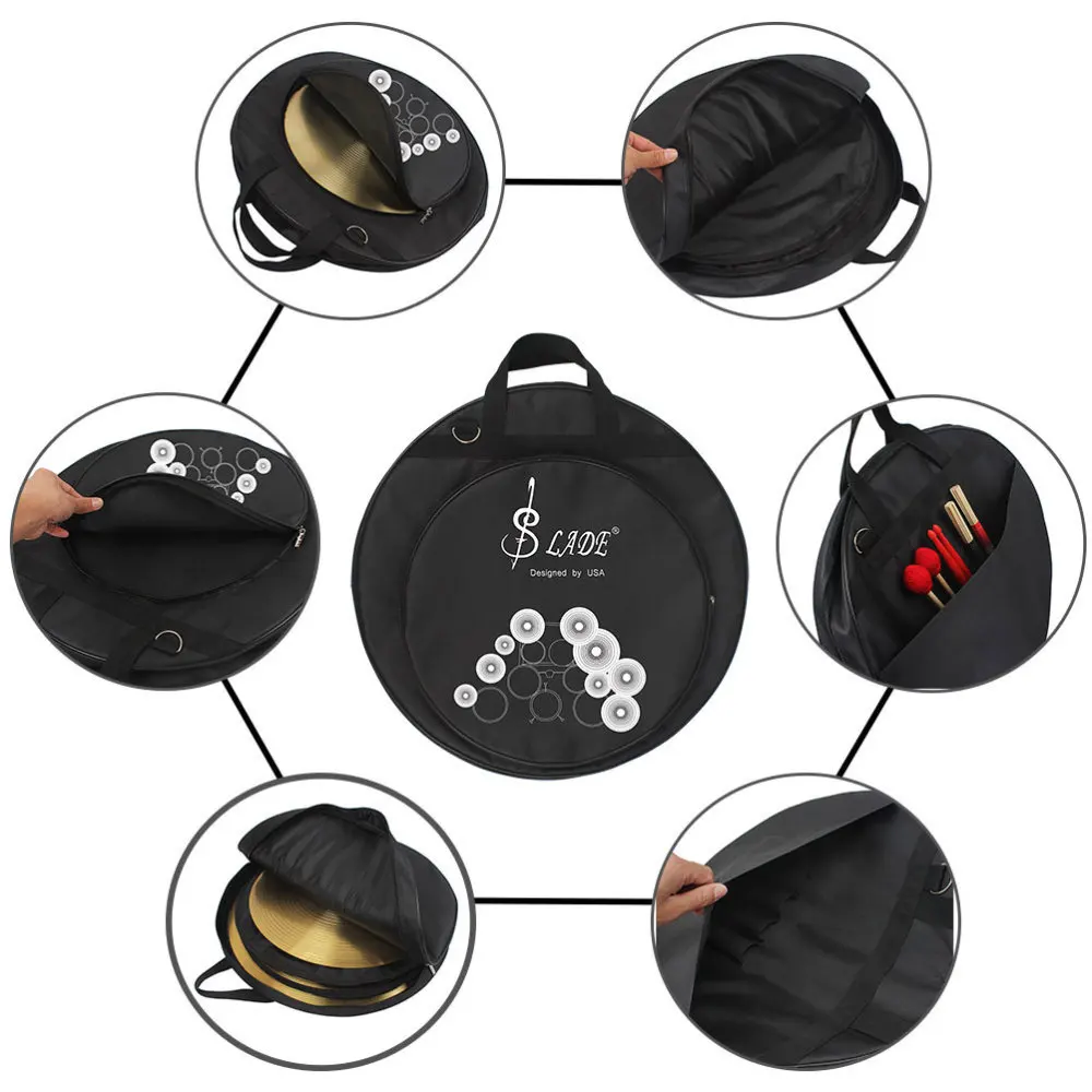 

1pc Creative 21-inch Cymbal Pack Detachable Inner Compartment Cymbal Pouch