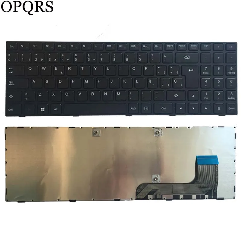 Новая черная клавиатура с испанской раскладкой для ноутбука Lenovo Ideapad 100-15 100-15IBY