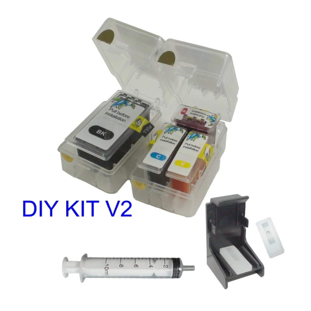 Набор чернил для CANON IP2700 IP2702 MP230 MP240 MP250 MP270 MP280 MP480 MP490 V2|kit kits|kit refillkit diy |