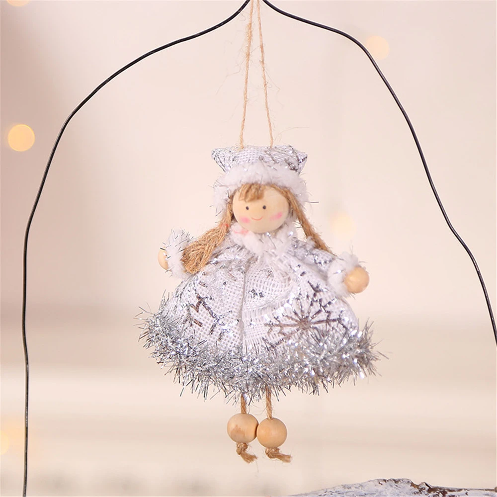 Рождественский ангел кукла Санта Рождественская елка орнаменты Рождественское
