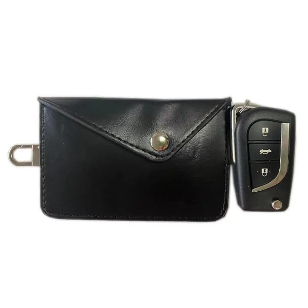 

Anti-theft Car Key Fob RFID Signal Blocker Faraday Signal Blocking Pouch Bag Key Wallets