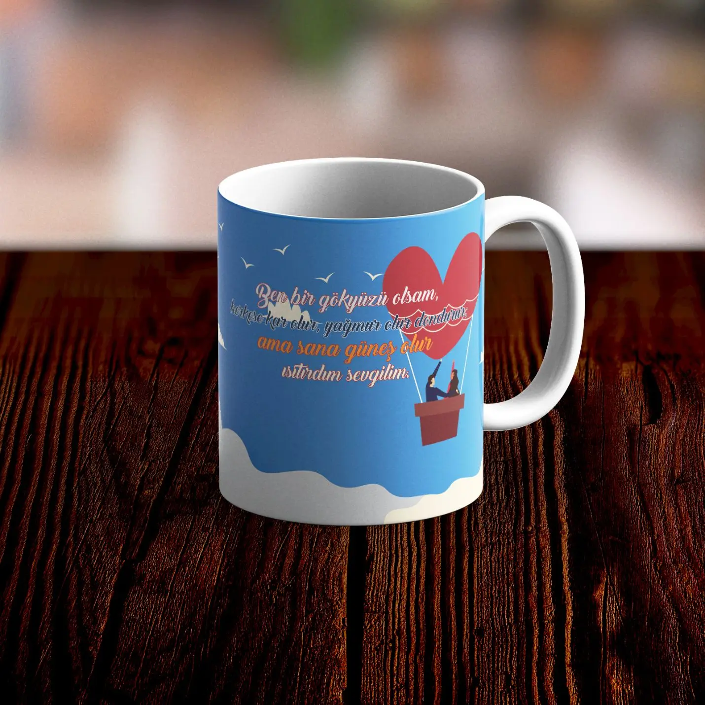 

Romantic Design White Mug Cup No2