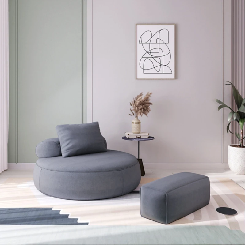 

Nordic couch and chair bedroom tatami floor sofa single deck chair apartment balcony