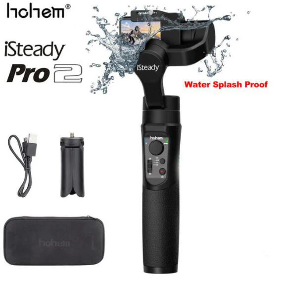 iSteady Pro 2 Hohem iSteady Pro 2 водостойкий трехосевой ручной карданный стабилизатор для GoproOsmo Action SJCAM Спортивная Экшн-камера - Цвет: iSteady Pro 2