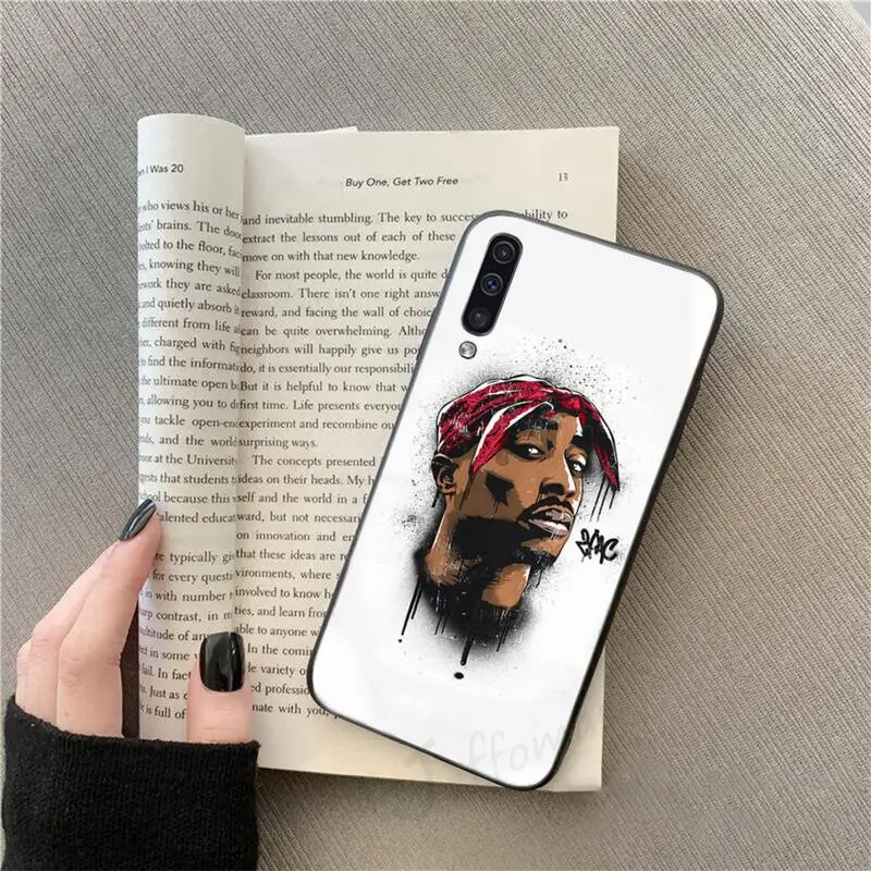 

Rapper 2pac singer Tupac singer Phone Case For Samsung galaxy S 9 10 20 A 10 21 30 31 40 50 51 71 s note 20 j 4 2018 plus