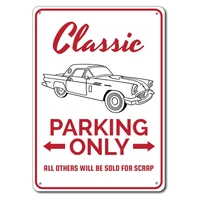 classic car sign metal tin sign metal signclassic car garage decor classic car gift vintage car sign car decor