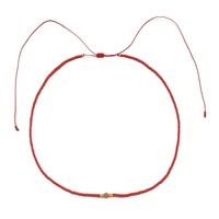 zmzy bohemian short collar chokers necklaces for women adjustable bijou ethnic statement glass beads miyuki necklace gift