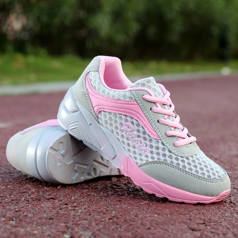 

New Women Shoes Casual Coconut Fashion Breathable Walking Sneakers Mesh Woven Shoes Women Zapatillas Mujer Platform Sneakers