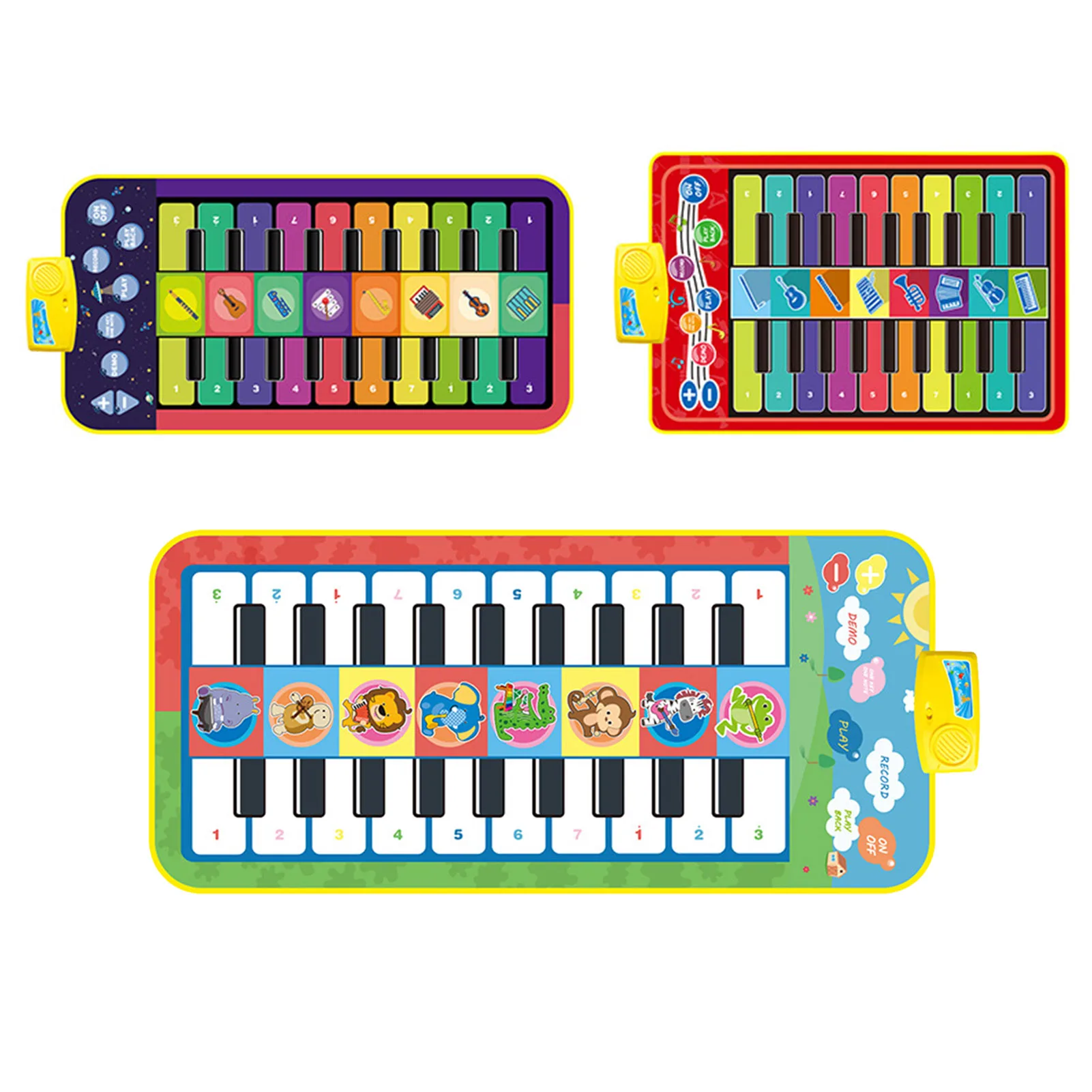 

Забавное детское фортепиано, музыкальные игровые коврики, Двухрядное фортепиано, детские развивающие игрушки