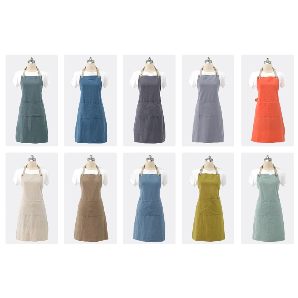 

10pcs Cotton Linen Aprons