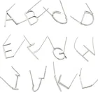 A  Z подвеска с буквами инициала ожерелья для женщин капитал 26 цепи с английским алфавитом женский модный чокер ювелирные изделия
