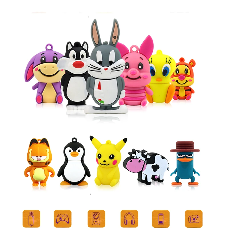 

Cute Cartoon Animal USB Flash Drive 2.0 Pen Drive 128gb Usb Memory Stick 8gb 16gb 32gb 64gb Pendrive Flash Drive 32 GB Usb Key