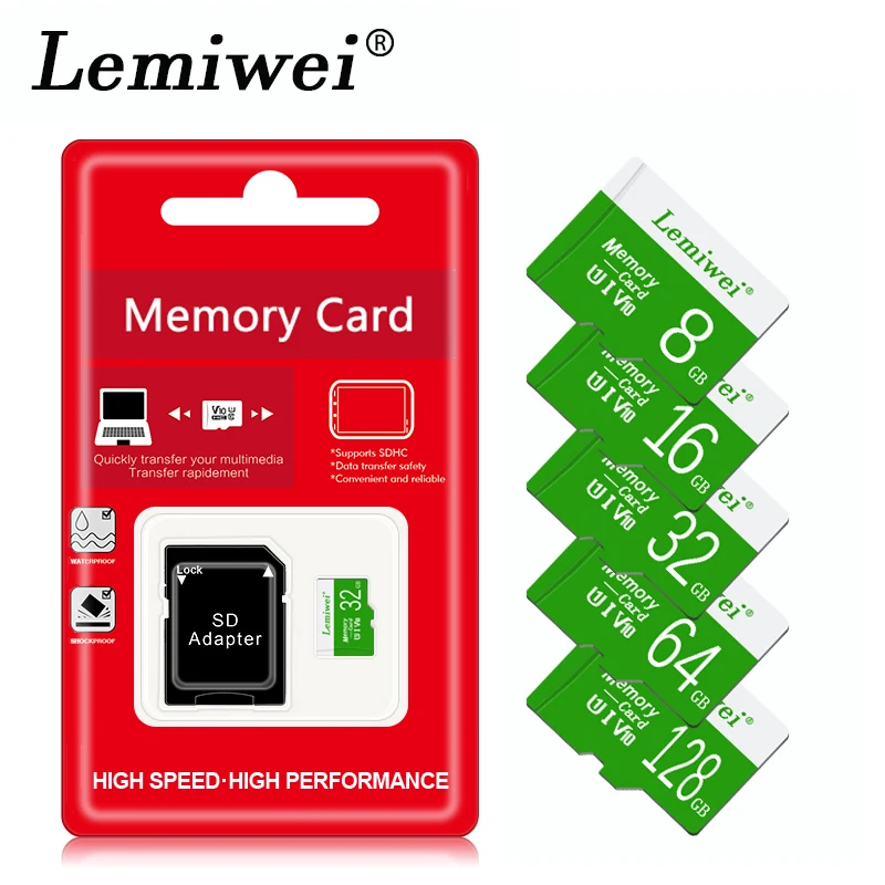 

Memory Card 128GB 256GB Class 10 High Speed Micro SD Card 64GB C10 TF Flash Card 32GB 16GB 8GB U1 micro sd memory card for phone