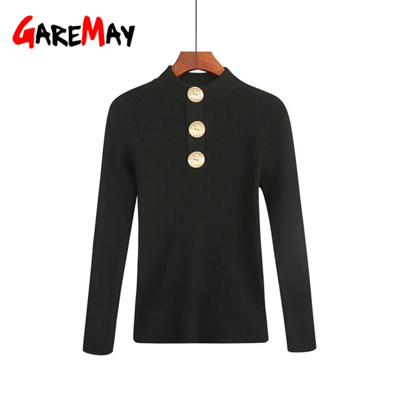 Autumn Winter women's sweater Turtleneck Pullovers knitted Female warm long sleeve Short Korean Slim White for women | Женская