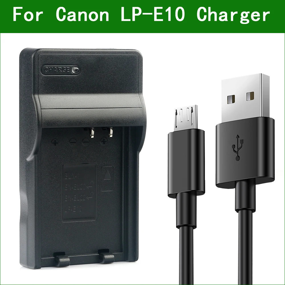 Аккумулятор для Canon EOS Rebel T3 T5 T6 Kiss X50 X70 1100D 1200D 1300D|lp e10|battery chargerbatteries battery charger |