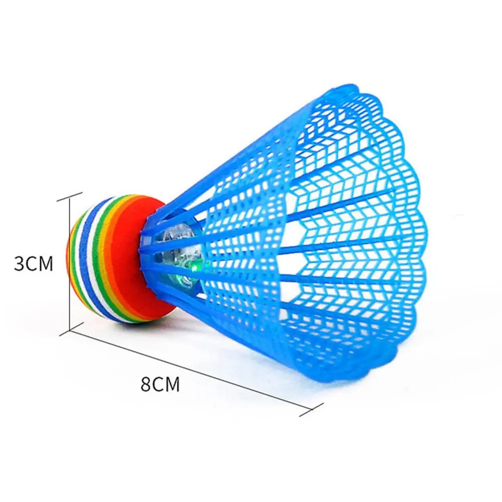 

LED Light Badminton Ball Dark Night Glowing Light-up Badminton Shuttlecocks Colorful Lighting Balls