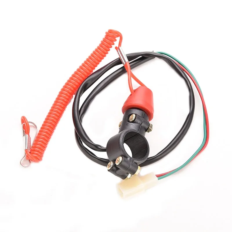 

Emergency Kill Stop Knop Motorfiets Dirt Pit Buitenboordmotor Schakelaar Push