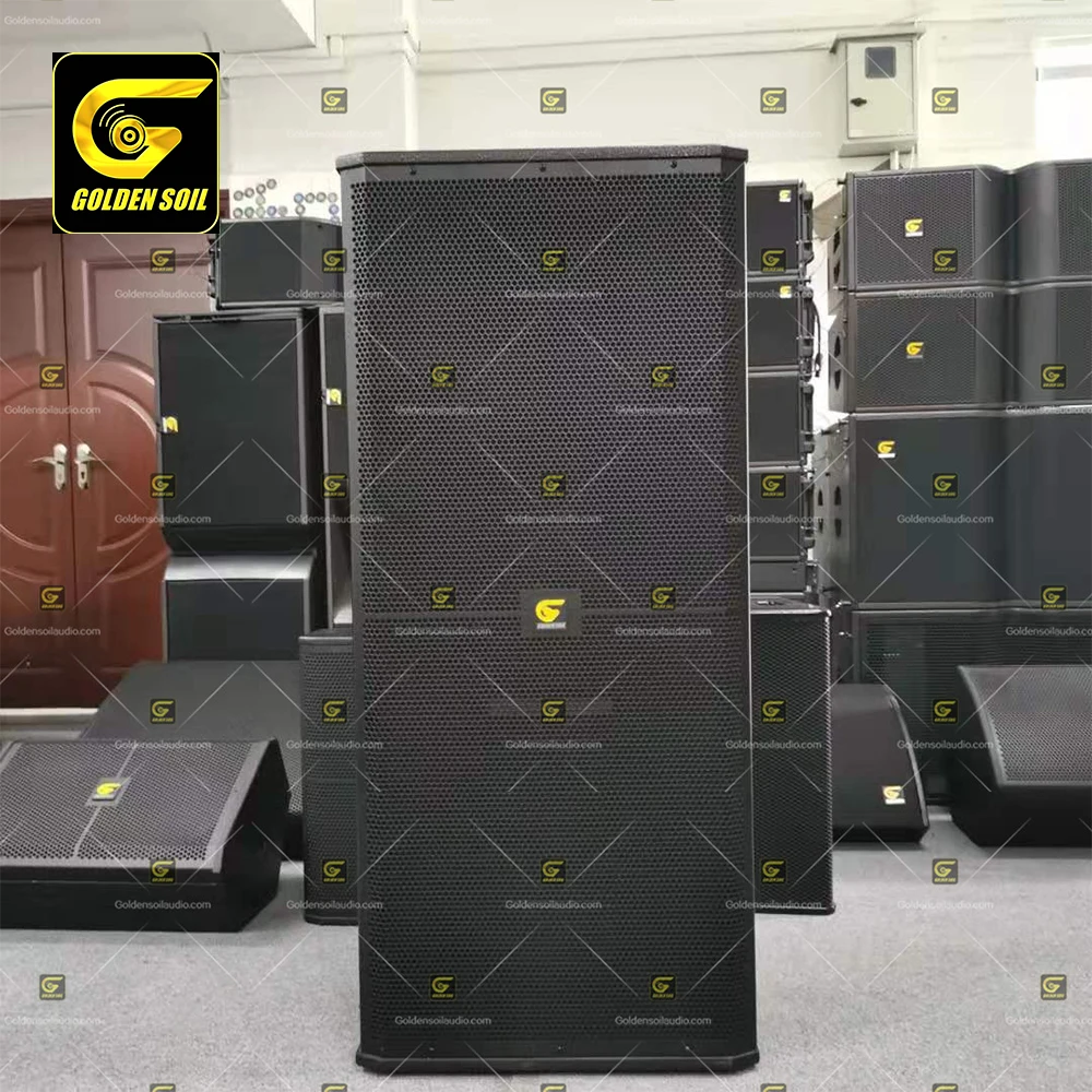 Goldensoil audio SRX725 двойной 15-дюймовый Полнодиапазонный динамик мощный