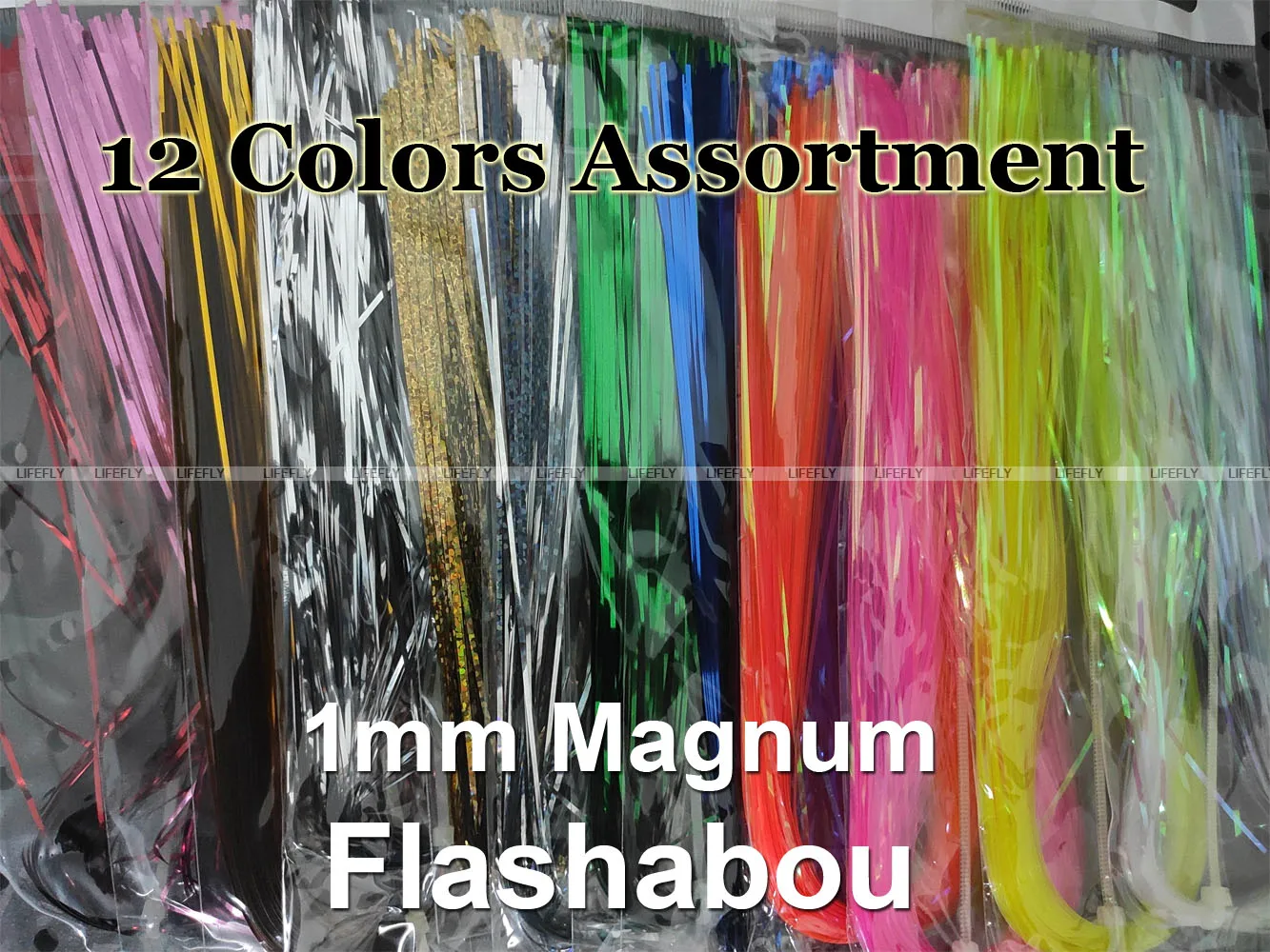 12 цветов упаковок мишура Magnum flashabu 1 мм приманка для вязания мушек | Спорт и