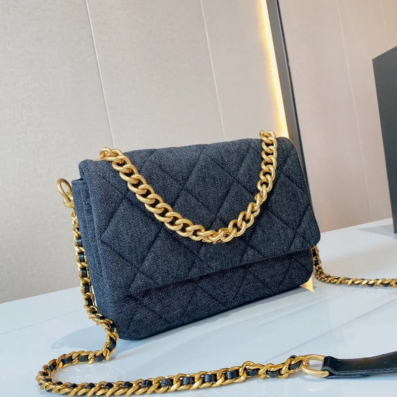 

120352 2021 fashion lady handbag shoulder bag wild trend lady chain messenger bag