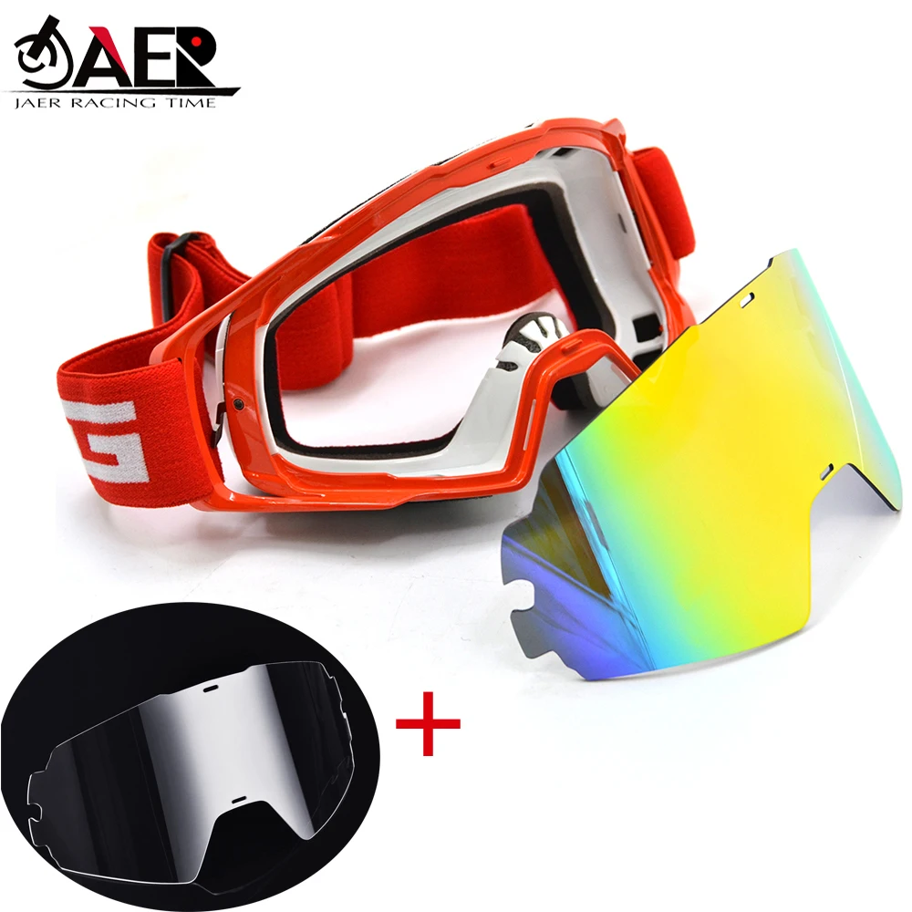 JAER мотокросса защитные очки мото для мужчин и женщин мотоциклетные шлем