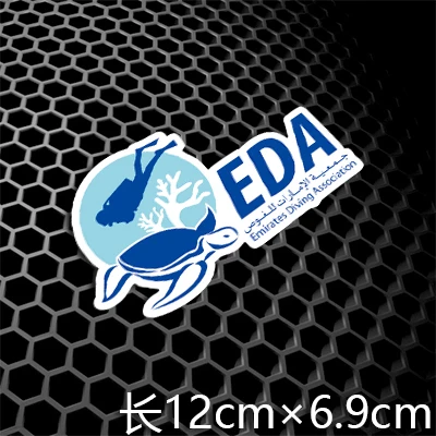 Спортивные наклейки на окно автомобиля для дайвинга крутые подводного плавания