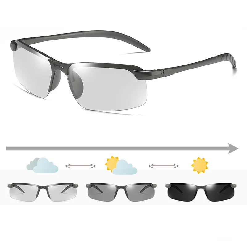 Поляризованные солнцезащитные очки HD для вождения из сплава с ночным видением