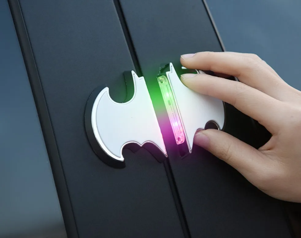 Автомобильная дверь с электроприводом Предупреждение светло красный