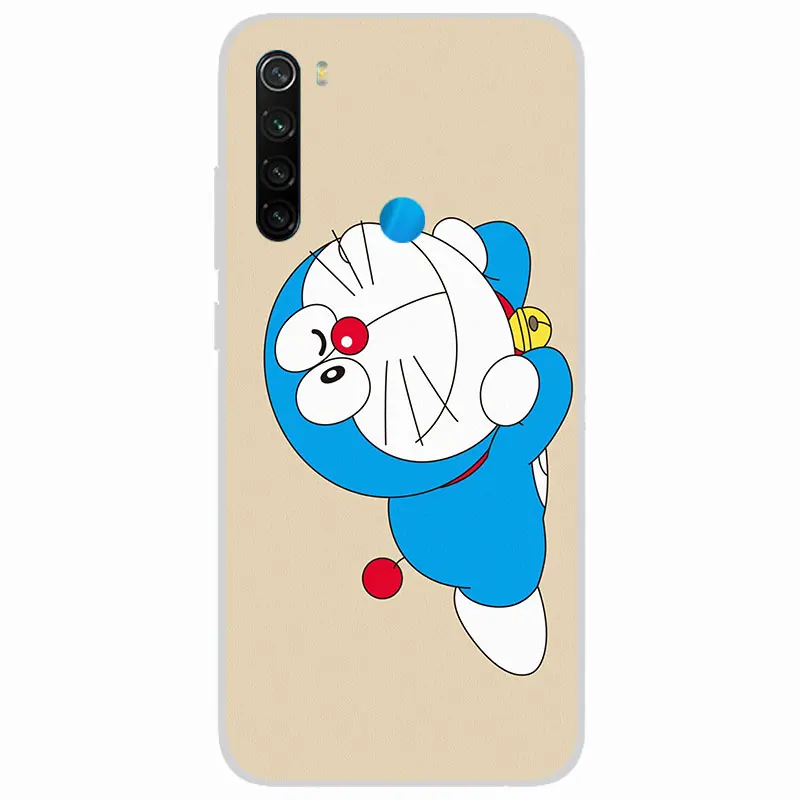 Силиконовые чехлы для Xiaomi redmi Note 8 pro 7 6 5 4x чехол 7a k20 Doraemon Аниме Матовый силиконовый