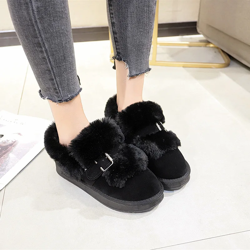 Большая распродажа зимняя обувь женская из хлопка Новинка 2019 года зимние теплые