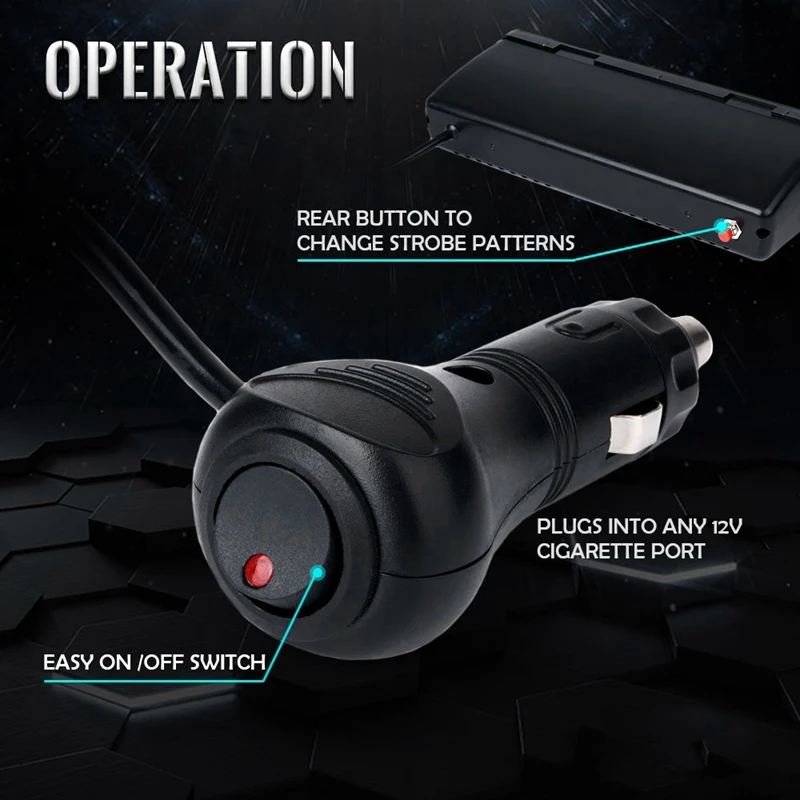 Красный и синий 16 Светодиодный высокоинтенсивный светодиодный