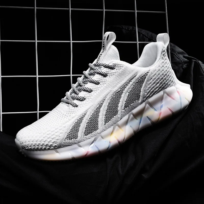 

summer fashion new flying woven breathable running shoes men's shoes trainers men's casual shoes shoes men sneakers