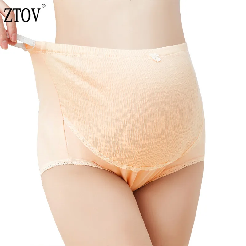 ZTOV 1 шт. Хлопковые женские трусики для будущих мам трусы с высокой талией одежда