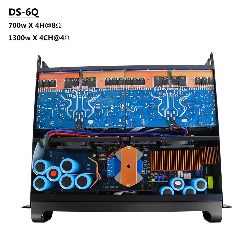 Аналоговый усилитель dj 700 Вт * 4CH 8 Ом профессиональная звуковая система уличный