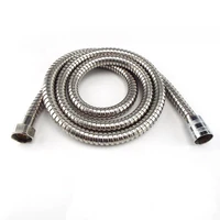 1 52m water shower head hose tube connector long pipe for home bathroom shower extension plumbing pipe pulling stainless steel