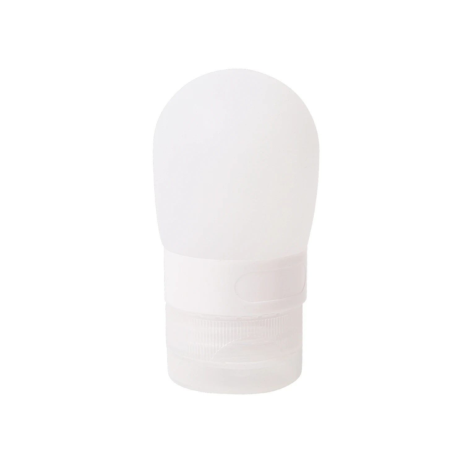 38ML-Clear Портативная силиконовая бутылка для многоразового использования пустой Упаковочный пресс для лосьона шампунь Косметическая легкосжимаемая тара 38 мл 60 мл 80 мл - Цвет: 38ML-Clear