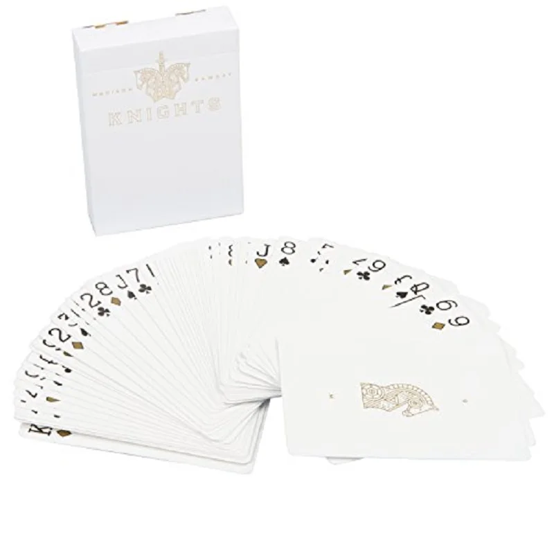 Ellusionist белые Рыцари игральные карты размер покера колода Даниэль Мэдисон